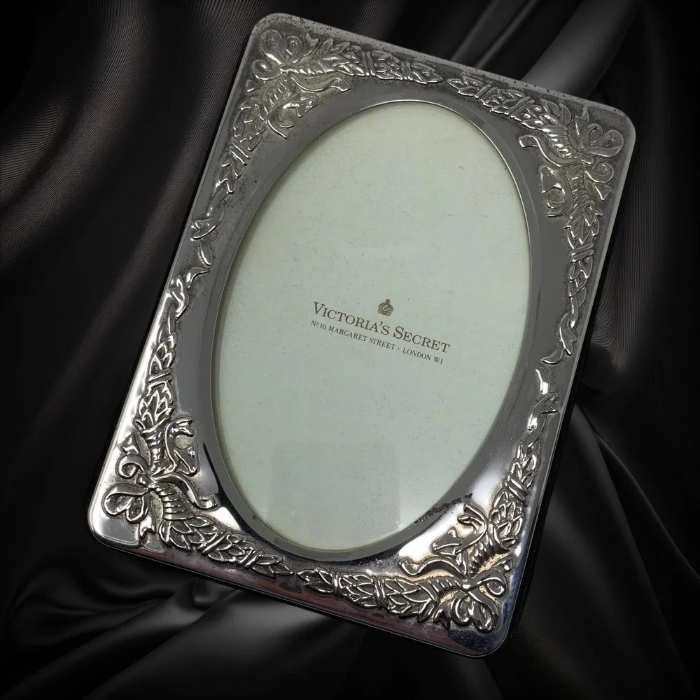 Vintage Victoria’s Secret Silverplate Photo Album Book Style London Margaret St